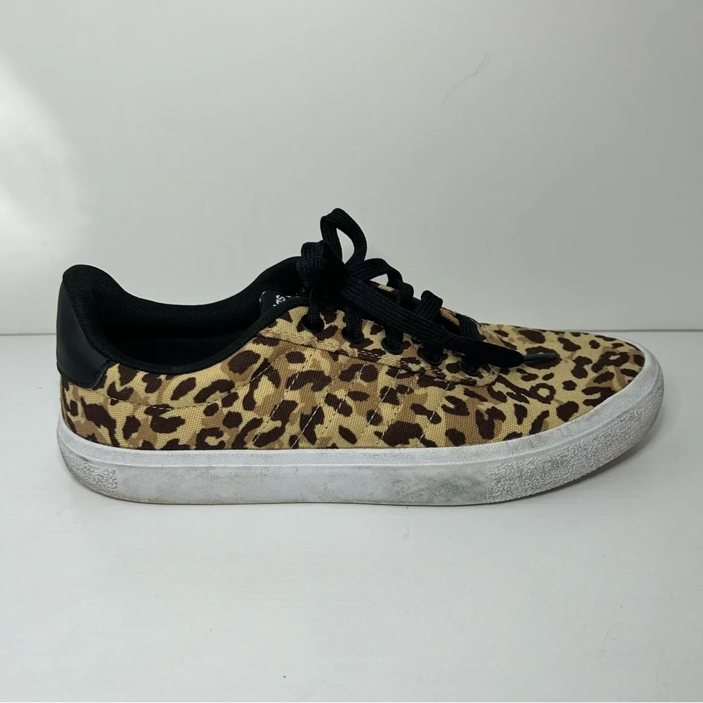 Adidas x FARM Rio Vulcraid3R Hazy Beige Leopard Print Skate Shoe Size 8